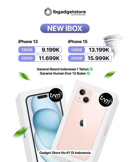 Promo iPhone dan iPhone Murah New iBox