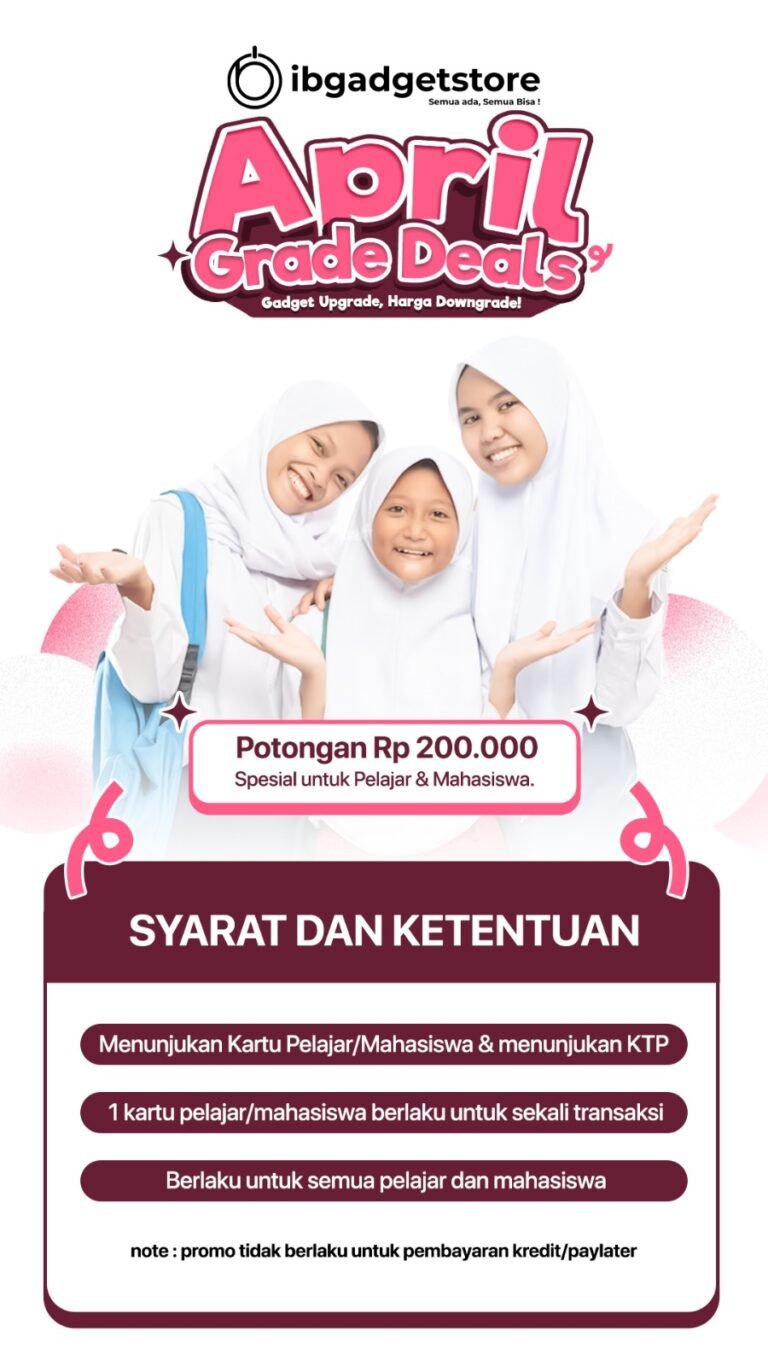 Promo iPhone Murah Jogja Khusus Pelajar