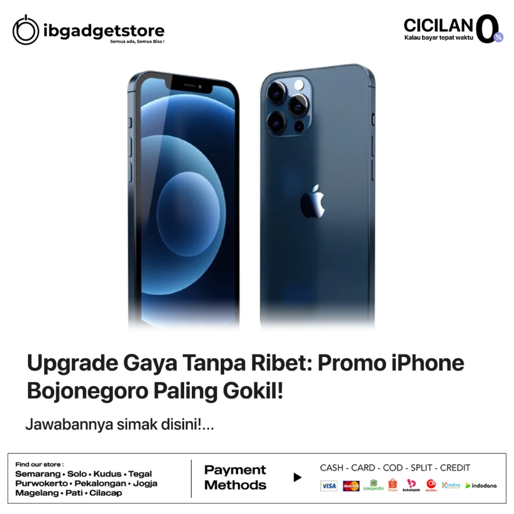 Promo iPhone Bojonegoro terbaru 2025