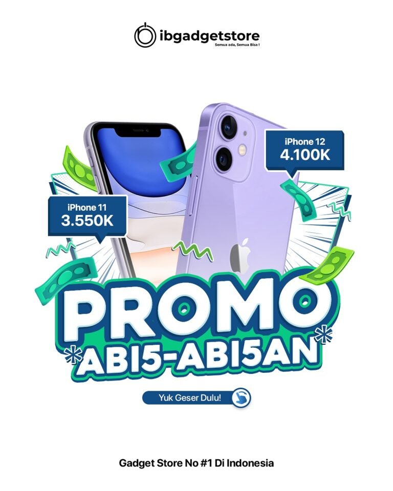 Promo iPhone di IBGadgetStore dengan harga terbaik dan keuntungan menarik!