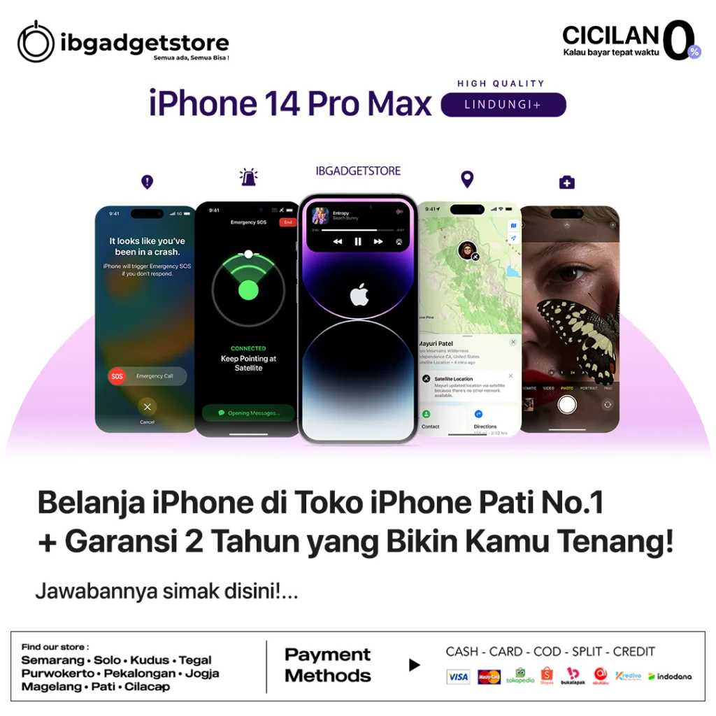 Belanja iPhone di Toko iPhone Pati No.1 + Garansi 2 Tahun yang Bikin Kamu Tenang!