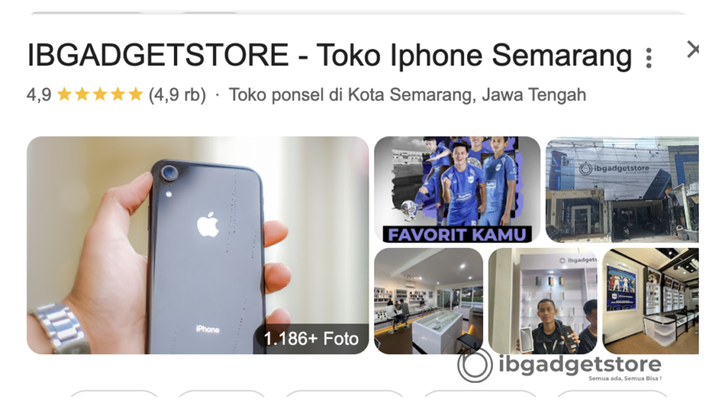 iPhone Semarang Rating Tertinggi