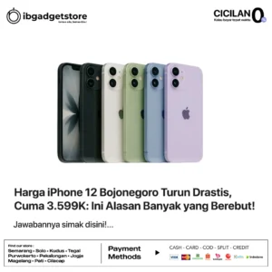 Harga iPhone 12 Bojonegoro Turun Drastis, Cuma 3.599K, Ini Alasan Banyak yang Berebut!