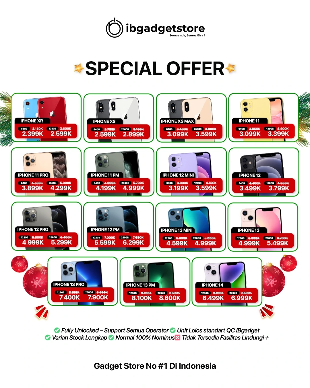 Update harga promo jingle sale di ibgadgetstore