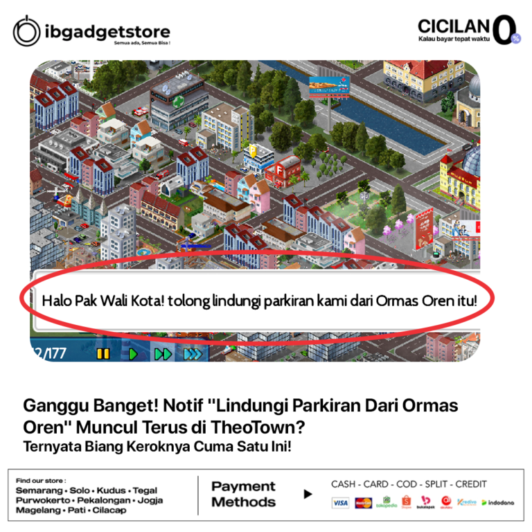 Ganggu Banget! Notif _Lindungi Parkiran Dari Ormas Oren_ Muncul Terus di TheoTown_ Ternyata Biang Keroknya Cuma Satu Ini!