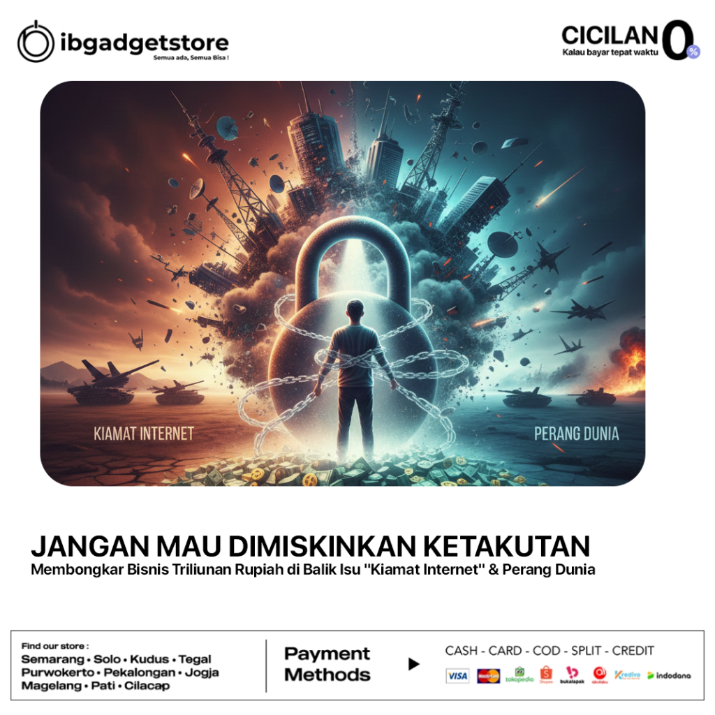 JANGAN MAU DIMISKINKAN KETAKUTAN- Membongkar Bisnis Triliunan Rupiah di Balik Isu _Kiamat Internet_ & Perang Dunia