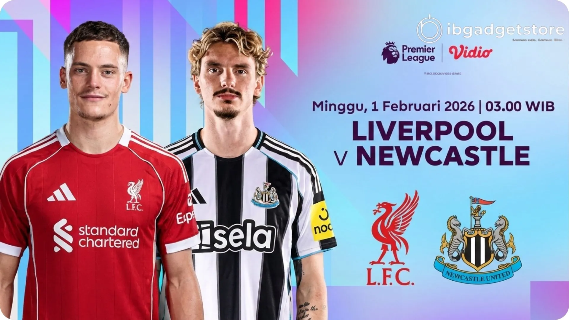 Jadwal Pertandingan dan Detail Siaran Liverpool VS Newcastle