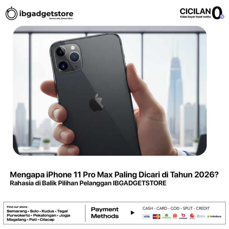 Mengapa iPhone 11 Pro Max Paling Dicari di Tahun 2026_ Rahasia di Balik Pilihan Pelanggan IBGADGETSTORE