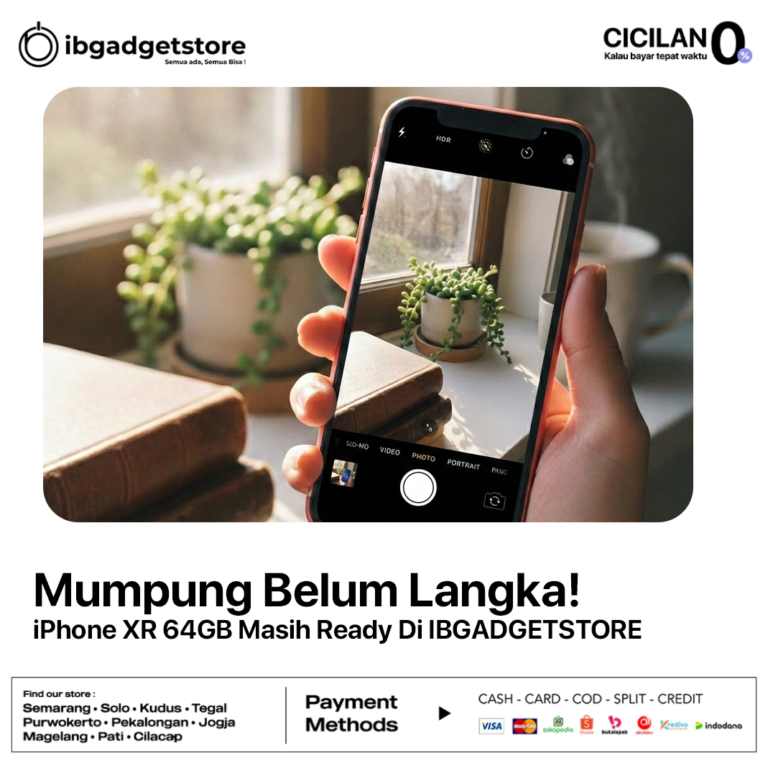 Mumpung Belum Langka! iPhone XR 64GB Masih Ready Di IBGADGETSTORE