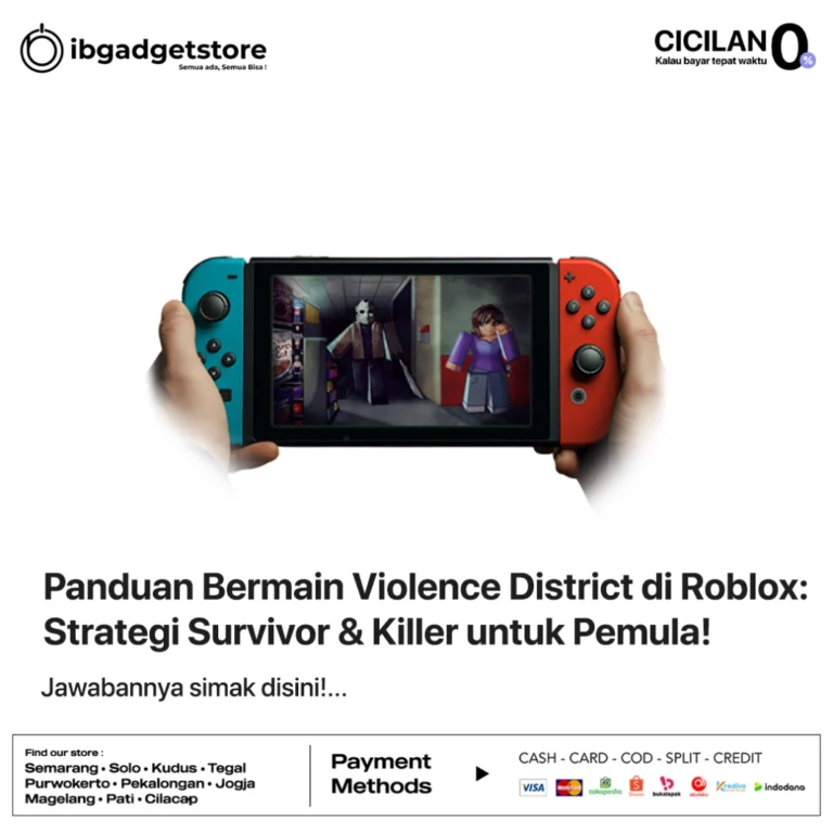 Panduan Bermain Violence District di Roblox: Strategi Survivor & Killer untuk Pemula