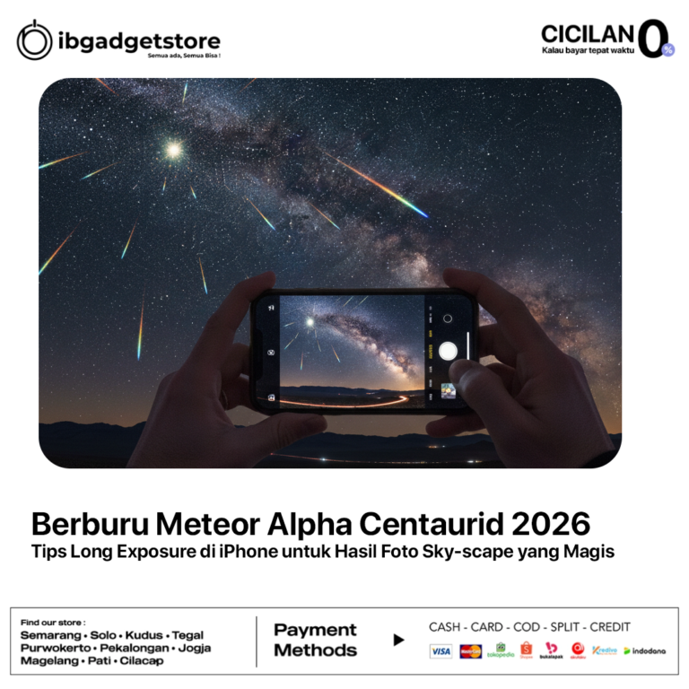 Berburu Meteor Alpha Centaurid 2026 & Tips Long Exposure di iPhone untuk Hasil Foto Sky-scape yang Magis