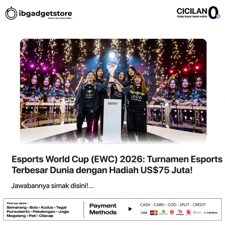 Esports World Cup (EWC) 2026: Turnamen Esports Terbesar Dunia dengan Hadiah US$75 Juta!