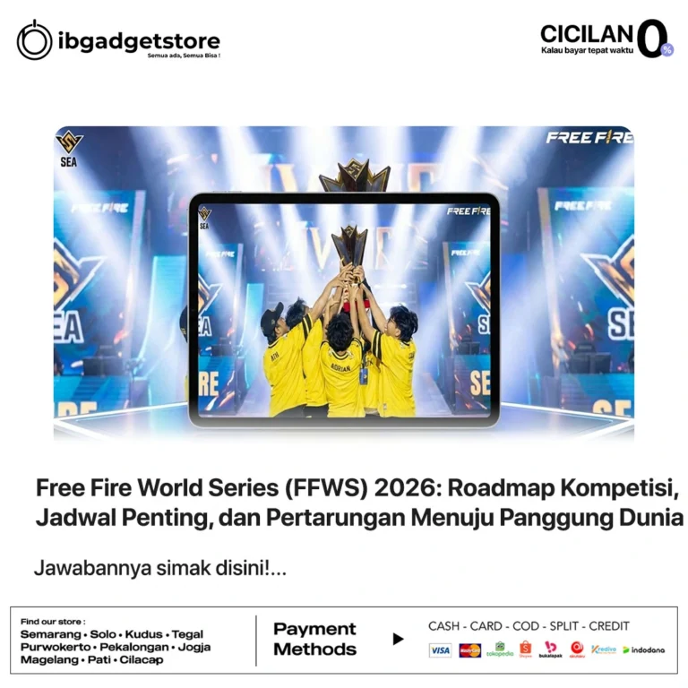 Free Fire World Series (FFWS) 2026: Roadmap Kompetisi, Jadwal Penting, dan Pertarungan Menuju Panggung Dunia