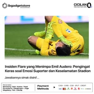 Insiden Flare yang Menimpa Emil Audero Pengingat Keras soal Emosi Suporter dan Keselamatan Stadion