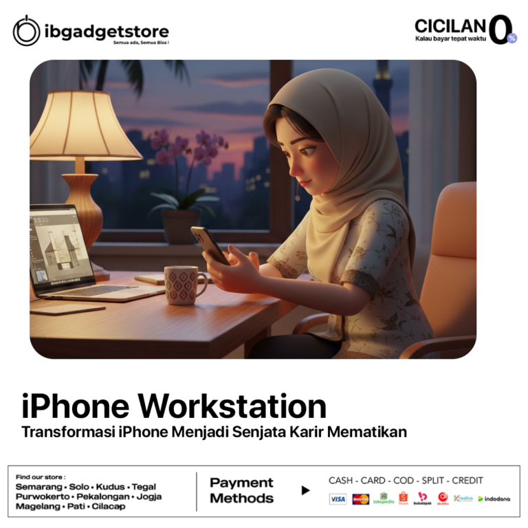 iPhone Workstation: Transformasi iPhone Menjadi Senjata Karir Mematikan ala IBGADGETSTORE
