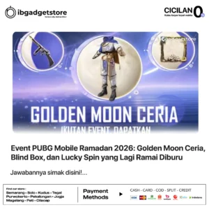 Event PUBG Mobile Ramadan 2026: Golden Moon Ceria, Blind Box, dan Lucky Spin yang Lagi Ramai Diburu