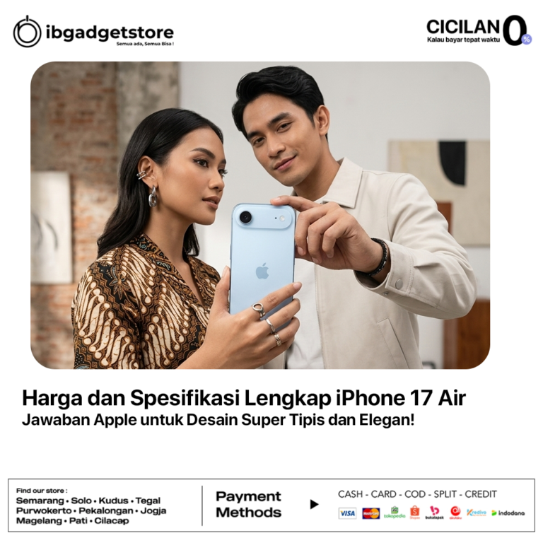 Harga dan Spesifikasi Lengkap iPhone 17 Air- Jawaban Apple untuk Desain Super Tipis dan Elegan!