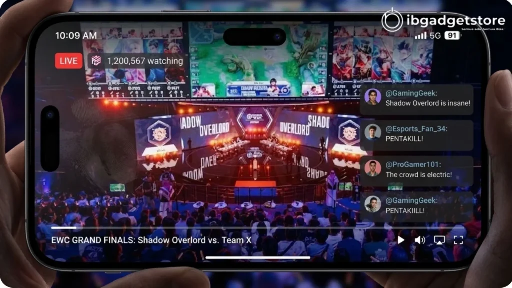 Pengalaman Menonton Esports yang Lebih Nyaman