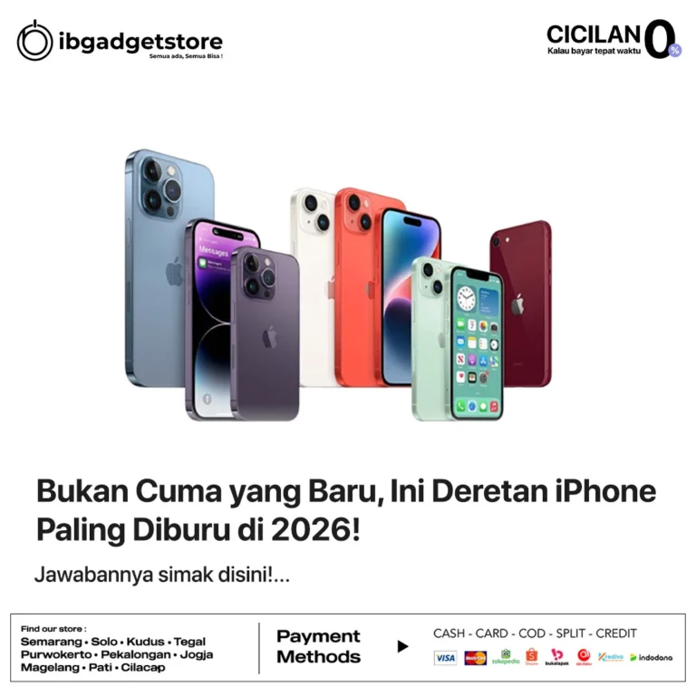 Bukan Cuma yang Baru, Ini Deretan iPhone Paling Diburu di 2026!