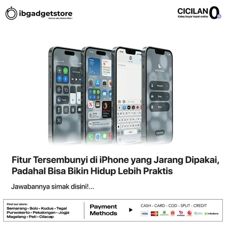 Fitur Tersembunyi di iPhone yang Jarang Dipakai, Padahal Bisa Bikin Hidup Lebih Praktis