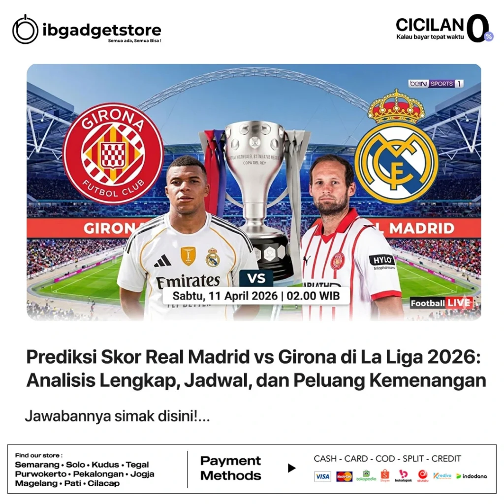 Prediksi Skor Real Madrid vs Girona di La Liga 2026: Analisis Lengkap, Jadwal, dan Peluang Kemenangan