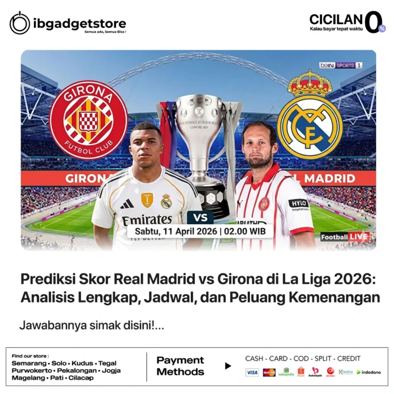Prediksi Skor Real Madrid vs Girona di La Liga 2026: Analisis Lengkap, Jadwal, dan Peluang Kemenangan