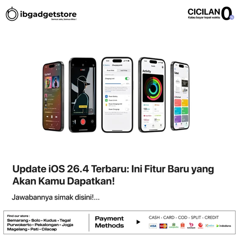 Update iOS 26.4 Terbaru Ini Fitur Baru yang Akan Kamu Dapatkan!