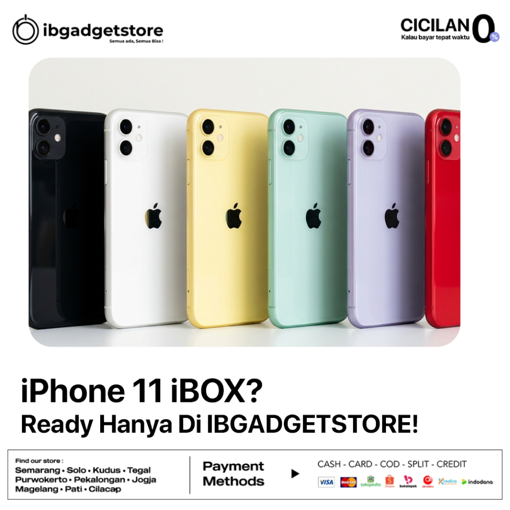 iPhone 11 iBOX? Ready Hanya Di IBGADGETSTORE!