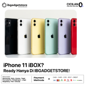 iPhone 11 iBOX? Ready Hanya Di IBGADGETSTORE!