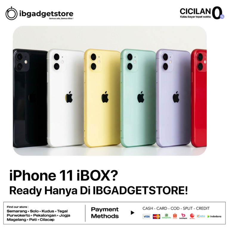iPhone 11 iBOX? Ready Hanya Di IBGADGETSTORE!
