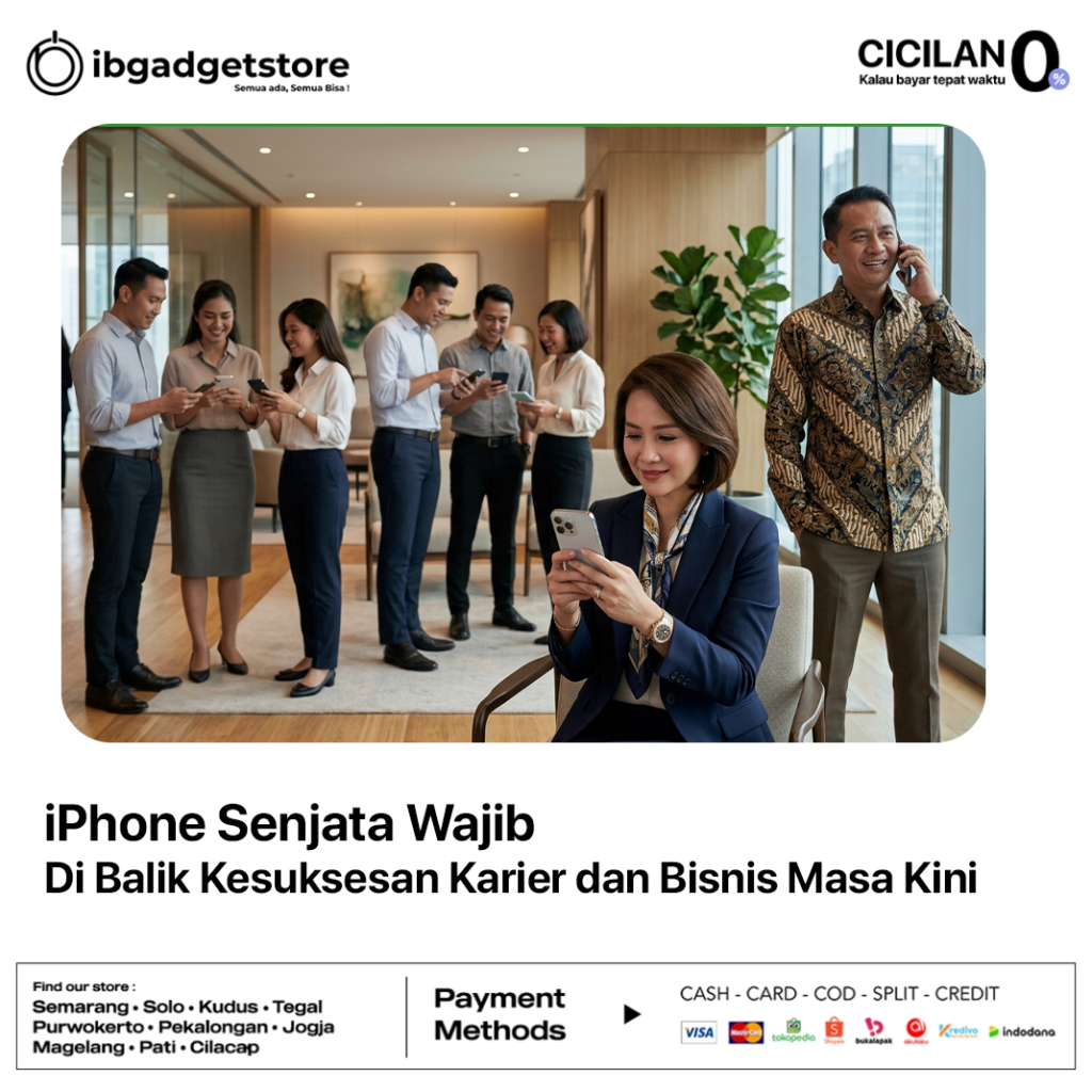 iPhone Senjata Wajib di Balik Kesuksesan Karier dan Bisnis Masa Kini