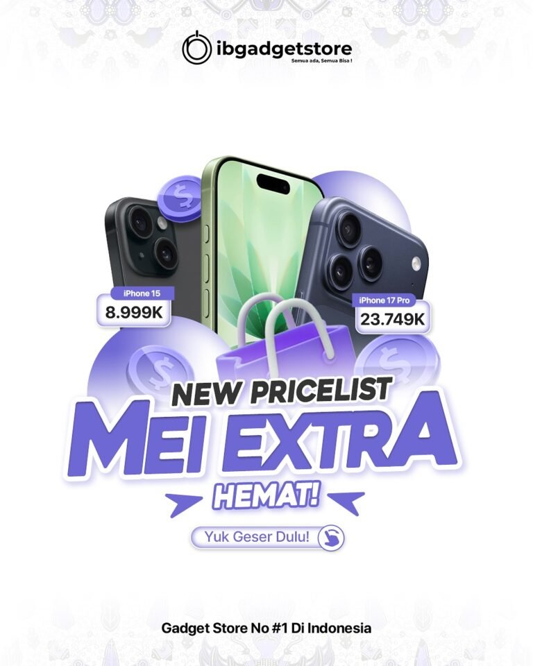 Saatnya upgrade gadget impian dengan promo yang bikin dompet tetap aman🔥Mulai dari iPhone Secon