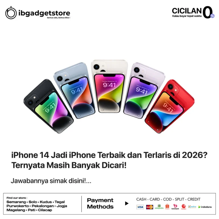 iPhone 14 Jadi iPhone Terbaik dan Terlaris di 2026? Ternyata Masih Banyak Dicari!