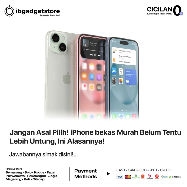 Jangan Asal Pilih! iPhone bekas Murah Belum Tentu Lebih Untung, Ini Alasannya!