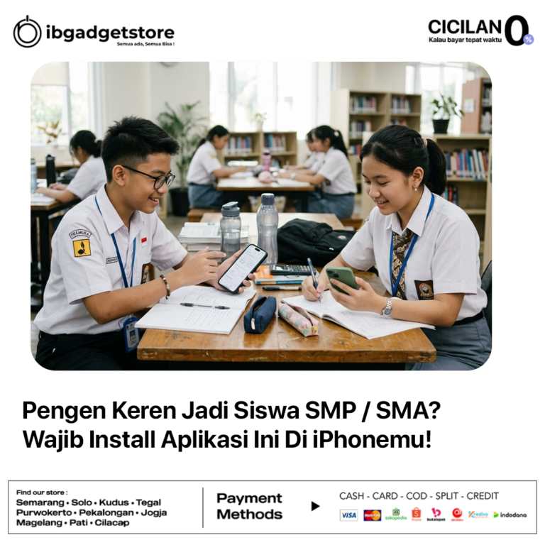 Pengen Keren Jadi Siswa SMP _ SMA_ Wajib Install Aplikasi Ini Di iPhonemu!